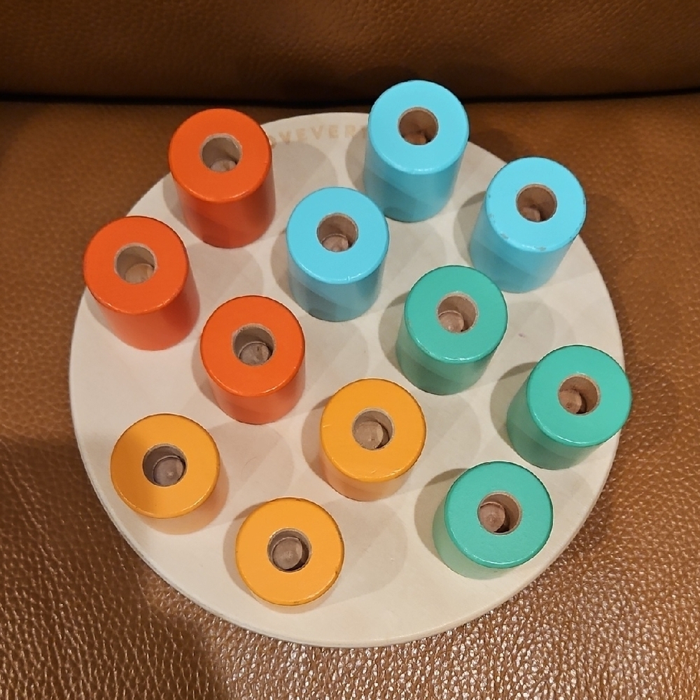LOVEVERY Colorful Wooden Stacking Set - Picture 2 of 5